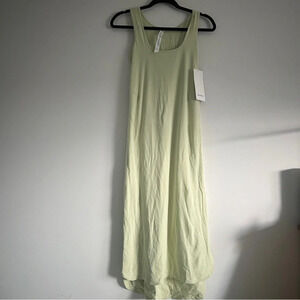 🆕 Lululemon Pima Cotton Open Back Midi Dress - Dewy